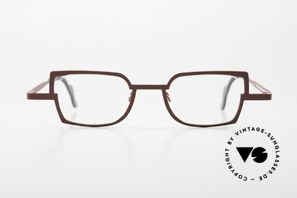 Theo Belgium Transform Women's Metal Eyeglasses, lenses are framed in a very original way! unique!, Made for Women