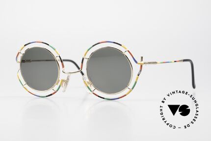 Taxi ST7 by Casanova Colorful 80's Sunglasses Details