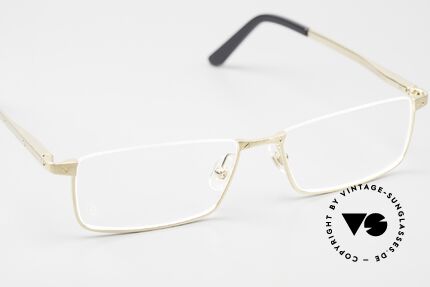 Cartier Santos De Cartier Luxury Spectacles Gold, made in France quality; size 54-17, 145 temple, Made for Men