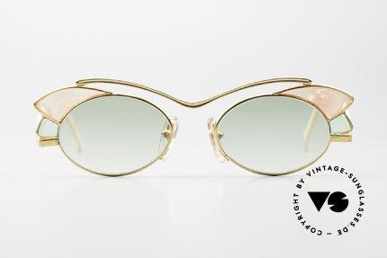 Casanova LC1 24kt Gold Plated Murano Glass, fantastic combination of color, shape & functionality, Made for Women
