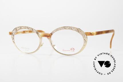 Casanova BZ2 Oval Glasses Rhinestones Details