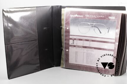 Optyl Catalog Viennaline Old 80's Original Catalogue, Optyl produced the following brands: Dior, Carrera,, Made for Men and Women