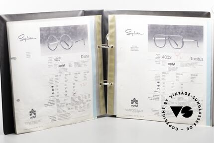 Optyl Catalog Saphira Eyewear Info For Professionals, Porsche, Dunhill, P. Picasso, Viennalina, Saphira,, Made for Men and Women
