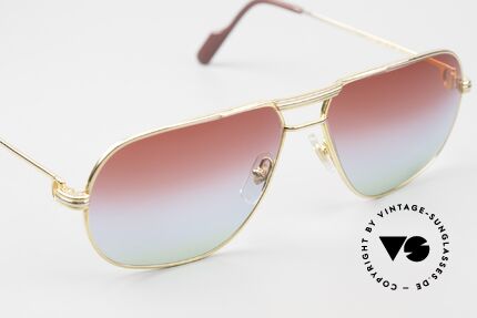 Cartier Tank - M 22ct Gold-Plated Tricolored, new tricolored lenses: triple tint looks like polar lights, Made for Men