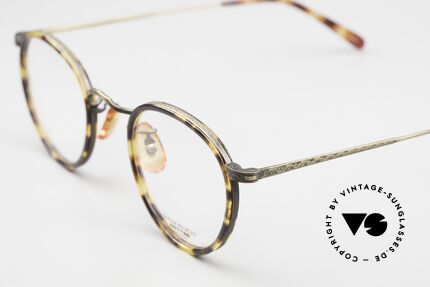 Oliver Peoples MP2 Made In Japan 90's Frame, "DTB" = Zylonite color, "AG" metal color (antique gold), Made for Men and Women