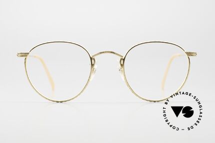 Oliver Peoples OP47 True Vintage Gold-Plated, full metal frame with interesting / costly chasing, Made for Men and Women