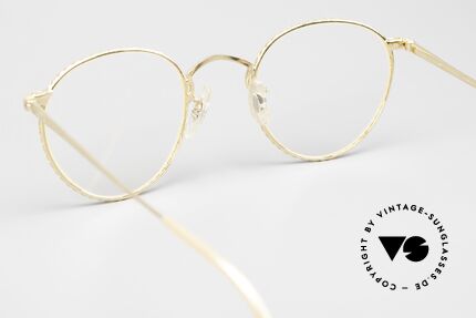 Oliver Peoples OP47 True Vintage Gold-Plated, a 30 years old Original; SMALL size 45/22; gold-plated, Made for Men and Women