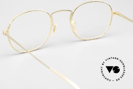 Oliver Peoples OP48 Old Vintage Gold-Plated, a 30 years old Original; small size 46/22; gold-plated, Made for Men and Women