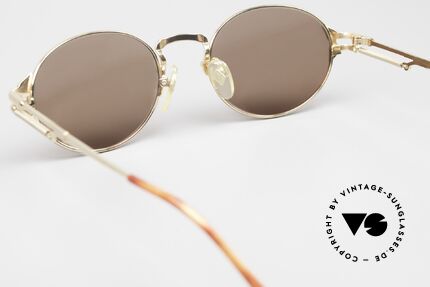 Jean Paul Gaultier 55-4173 Oval Vintage Sunglasses, high-end quality and fancy details (typically Gaultier), Made for Men and Women