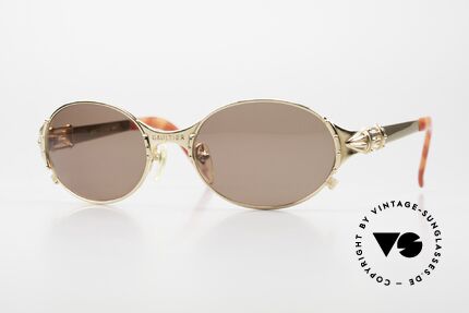 Jean Paul Gaultier 56-5106 90's Sunglasses Gold-Plated Details