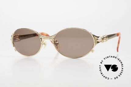 Jean Paul Gaultier 56-5106 90's Sunglasses Gold-Plated Details