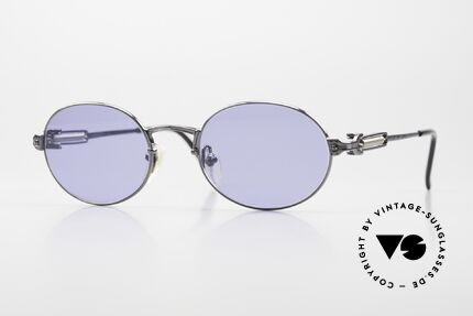 Jean Paul Gaultier 55-5104 Oval Designer Sunglasses Details