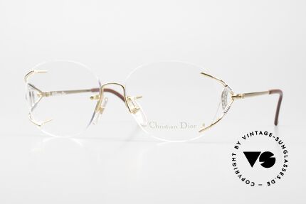 Christian Dior 2591 Rimless Frame From 1989 Details