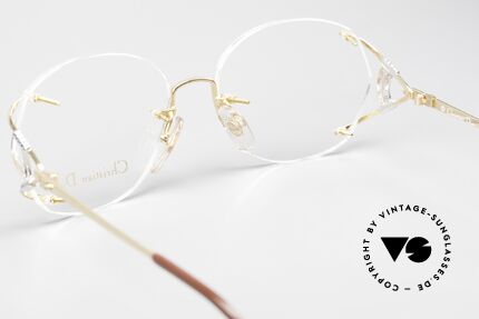 Glasses Christian Dior 2591 Rimless Frame From 1989