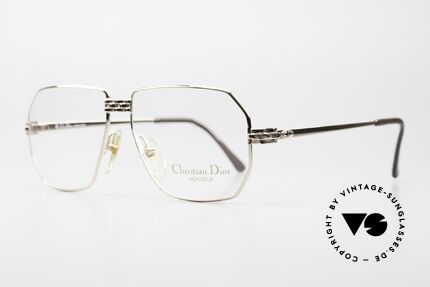 Christian Dior 2391 80's Men's Glasses Monsieur, exciting metal works at bridge and temple hinges, Made for Men