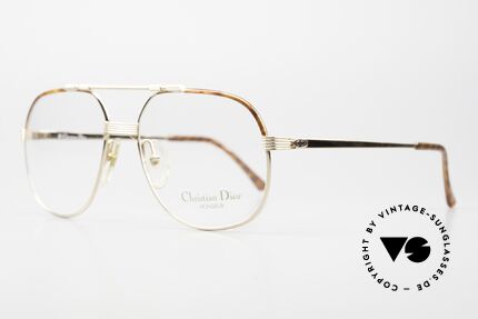 Christian Dior 2487 80's Gold-Plated Monsieur Series, tangible / incredible TOP NOTCH-quality, size 58/18, Made for Men