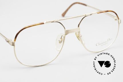 Christian Dior 2487 80's Gold-Plated Monsieur Series, new old stock (like all our rare luxury C. Dior eyewear), Made for Men