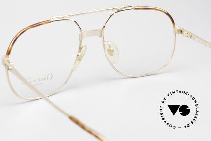Christian Dior 2487 80's Gold-Plated Monsieur Series, NO RETRO EYEGLASSES; but a 30 years old ORIGINAL, Made for Men