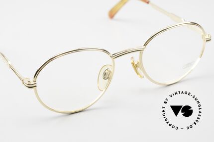 Gerald Genta New Classic 02 24ct Gold Plated Eyewear, unworn, one of a kind with serial number, size 51-20, Made for Men and Women