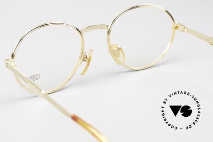 Gerald Genta New Classic 02 24ct Gold Plated Eyewear, NO retro specs, but a precious original from the 90's, Made for Men and Women