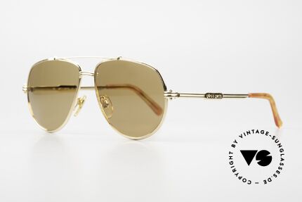 Gerald Genta New Classic 08 Mineral Sun Lenses 24ct GP, Genta also designed LUXURY accessories (like glasses), Made for Men