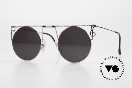 Casanova MTC 8 Round Art Sunglasses 90s, round Casanova art sunglasses from the early 1990's, Made for Men and Women