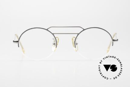 W Proksch's M5/2 90s Semi Rimless Gunmetal, back then, produced by Wolfgang Proksch himself, Made for Men and Women