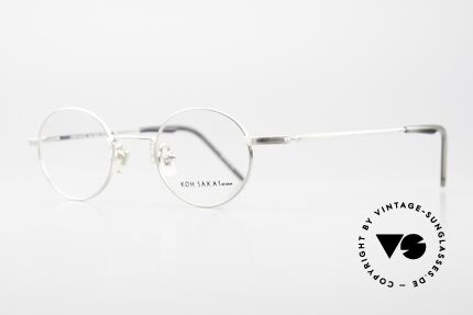 Koh Sakai KS9700 90s Round Titanium Glasses, 1997 designed in Los Angeles; produced in Sabae (Japan), Made for Men and Women