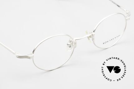 Koh Sakai KS9700 90s Round Titanium Glasses, the full metal frame is covered with costly engravings, Made for Men and Women