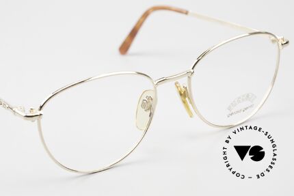 Gerald Genta Success 02 Gold Plated 55mm Size Frame, unworn, one of a kind with serial number, size 55-19, Made for Men and Women