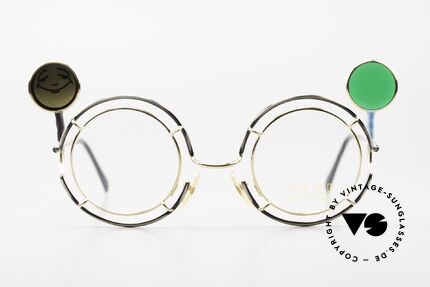 Taxi ST7 by Casanova Mood Eyeglasses Smiley, changeable 'traffic light signs' according to your mood, Made for Men and Women