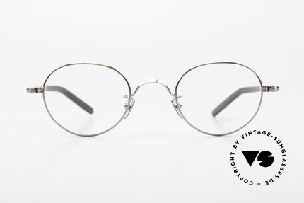 Lunor VA 108 Round Glasses Antique Silver, LUNOR: honest craftsmanship with attention to details, Made for Men and Women