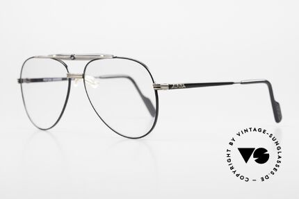 Alpina PCF 250 Sporty 90's Aviator Glasses, orig. clear DEMO lenses with Procar Series imprint, Made for Men