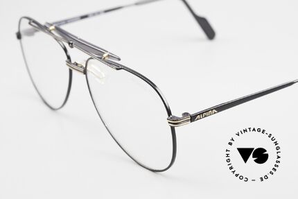 Alpina PCF 250 Sporty 90's Aviator Glasses, unworn (like all our vintage ALPINA eyeglasses), Made for Men