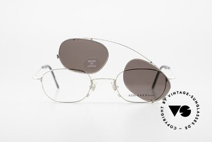 Koh Sakai KS9716 90's Clip On Frame Unisex, unworn, NOS (like all our rare vintage Clip-On glasses), Made for Men and Women