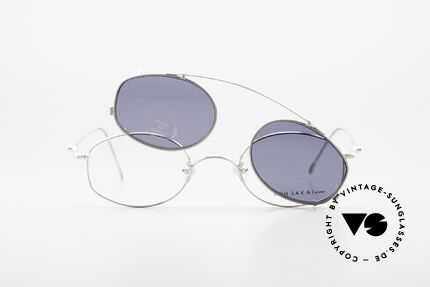 Koh Sakai KS9544 Clip On Frame Men And Women, unworn, NOS (like all our rare vintage Clip-On glasses), Made for Men and Women