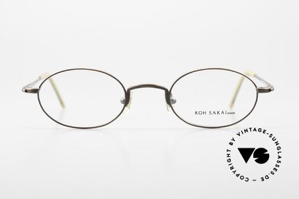 Koh Sakai KS9721 Oval Vintage Glasses Titanium, Size: small, Made for Men and Women