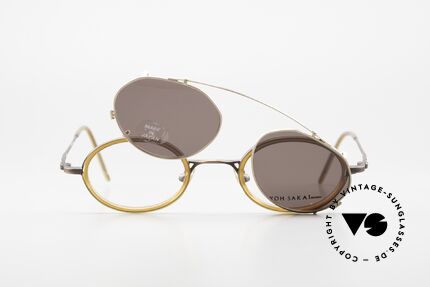 Koh Sakai KS9831 90's Frame Made in Japan Oval, unworn, NOS (like all our old L.A.+ Sabae eyeglasses), Made for Men