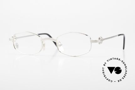 Cartier Ginger 90s Frame Brushed Platinum Details