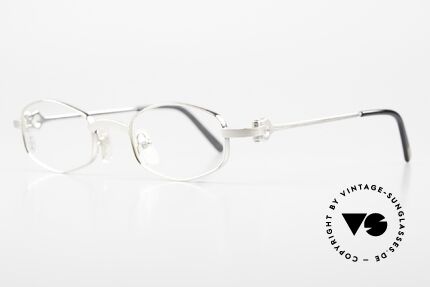 Cartier Ginger 90s Frame Brushed Platinum, brushed platinum finish (noble & 1st class quality), Made for Men and Women