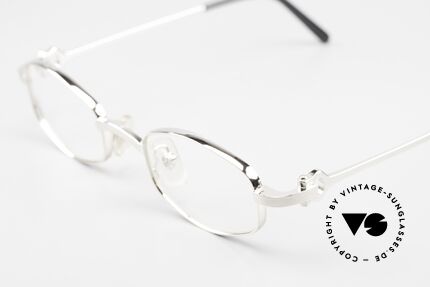 Cartier Ginger 90s Frame Brushed Platinum, orig. Cartier catalogue reference number: T8100425, Made for Men and Women