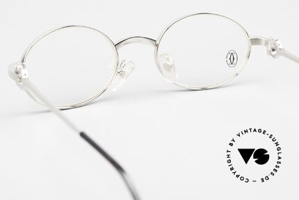 Cartier Spider - S 90s Specs Brushed Platinum, lens height is 34mm (varifocal / progressive lenses), Made for Men and Women