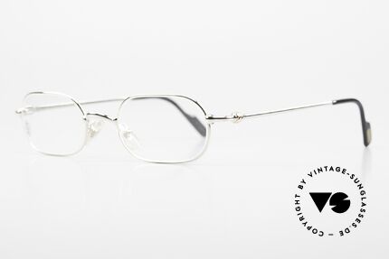 Cartier Orfy Platinum Plated Frame 90s, flexible lightweight frame (1st class wearing comfort), Made for Men and Women
