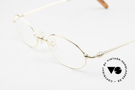 Cartier Filao - M Oval Frame 90s Gold Plated, unworn luxury frame with original box and packing, Made for Men and Women