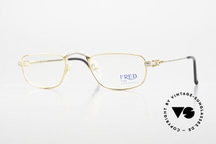 Fred Demi Lune - S Half Moon Reading Glasses, vintage reading glasses by Fred, Paris from the 1990's, Made for Men and Women