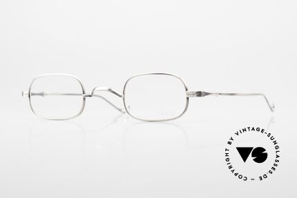 Lunor II 00 Metal Frame Antique Silver, rare Lunor eyeglasses with timeless elegant design, Made for Men and Women