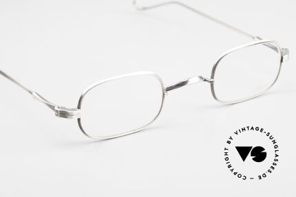 Lunor II 00 Metal Frame Antique Silver, the lens height is 26mm: not suitable for gliding vision, Made for Men and Women