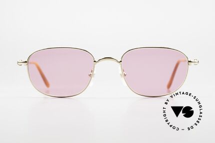 Cartier Vega Vesta See the world thru pink glasses, unisex model of the Cartier 'CERCLE FIN' series, Made for Men and Women
