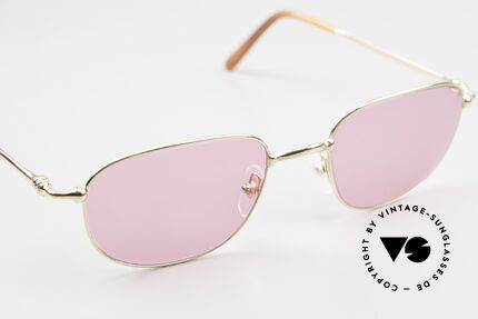 Cartier Vega Vesta See the world thru pink glasses, unworn model with new fancy pink sun lenses ;), Made for Men and Women