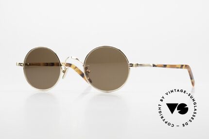 Lunor VA 110 Gold-Plated & Antique-Gold, old Lunor sunglasses from the 2012's eyewear collection, Made for Men and Women